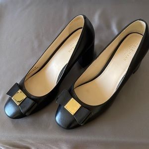 Cole Haan Black Tali Bow Pumps Size 7